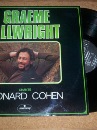 DISQUE 33 TOURS GRAEME ALLWRIGHT chante leonard cohen 