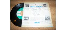 DISQUE 45 TOURS 4 TITRES JOHNNY HALLYDAY 