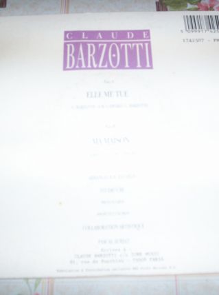 disque 45 tours claude barzotti 