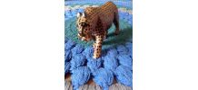 Leopard bois HAND MADE Kenya