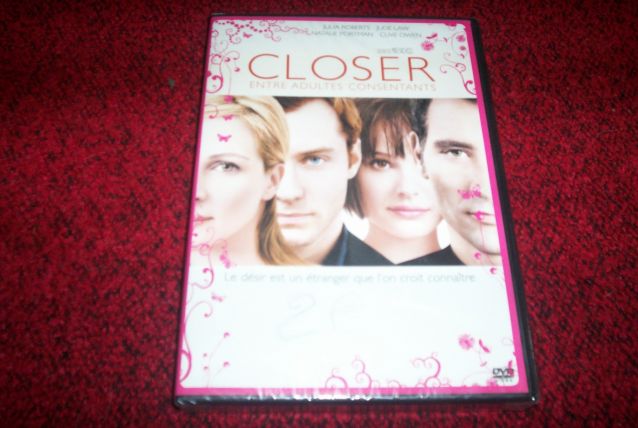 DVD CLOSER avec julia roberts ......neuf