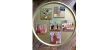 Ensemble 6 Sous verres Hindou