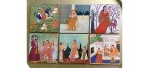 Ensemble 6 Sous verres Hindou