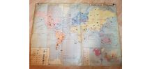 Carte scolaire vintage