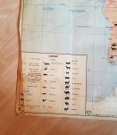 Carte scolaire vintage