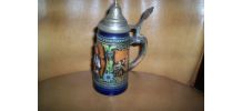 chope ancienne ceramique 16 cm de haute et en relief 