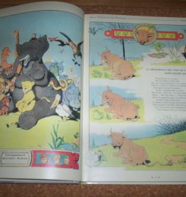 ALBUM FABLE LA FONTAINE ILLUSTRATIONS DE BENJAMIN RABIER 