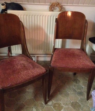 PAIRE DE CHAISES ANNEES 40
