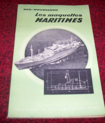 livre maquettes de bateaux 120 pages de 1959