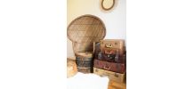 Lot de 5 Valises vintage années 70