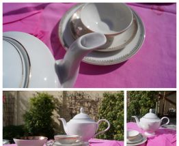 Théière en porcelaine anglaise