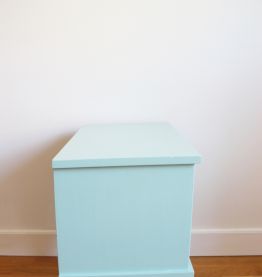 Table de chevet vintage scandinave mint 70's relookée