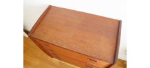 Commode vintage scandinave pieds compas 70's