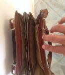 Sac a main en cuir année 70 