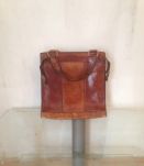 Sac a main en cuir année 70 