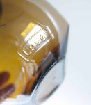 flacon en verre ambré LEVER bouchon rond