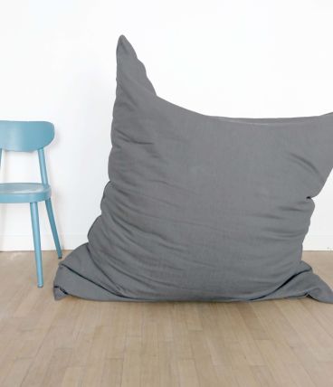 Coussin géant pouf type fatboy extra confortable