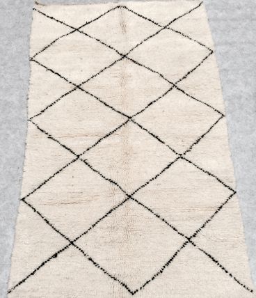 Tapis Bebrère BENI OUARAIN Neuf Fait Main / Pure Laine