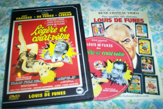 DVD LEGERE ET COURT VETUE avec louis de Funès 