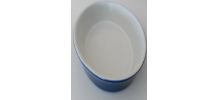 Plat ovale en grés 18 cm  