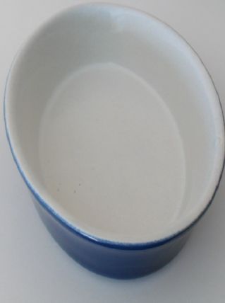 Plat ovale en grés 18 cm  
