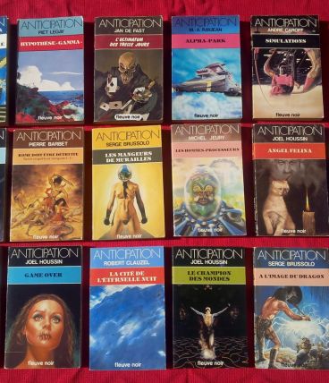 16 volumes Anticipation - Éditions Fleuve noir (science fiction)