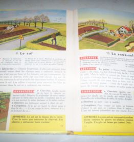 VIEUX MANUEL SCOLAIRE DE 1963 GEOGRAPHIE 
