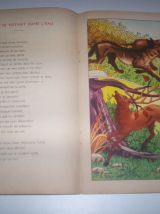 ancien ouvrage fables lafontaine période 1950