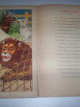 ancien ouvrage fables lafontaine période 1950