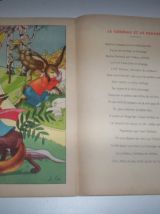 ancien ouvrage fables lafontaine période 1950