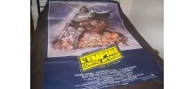 TRES GRANDE AFFICHE CINEMA ORIGINALE L'EMPIRE CONTRE ATTAQUE STAR WARS DE 1980 