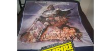 TRES GRANDE AFFICHE CINEMA ORIGINALE L'EMPIRE CONTRE ATTAQUE STAR WARS DE 1980 