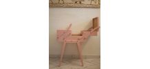 Travailleuse rose tendre