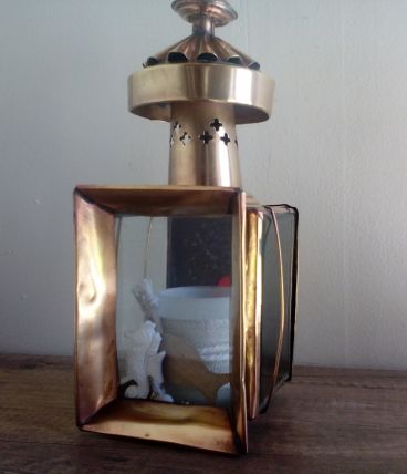 Lanterne cuivrée