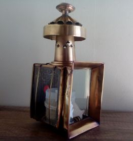 Lanterne cuivrée