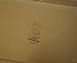 Plat à cake en Gien