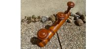 Porte manteaux 3 patères bambou vintage