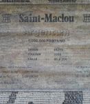 Tapis noir et blanc