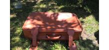 valise deco simili cuir 