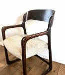 Fauteuil traineau années 60 Baumann