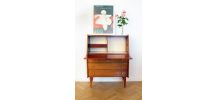 Secrétaire bureau vintage années 60 scandinave