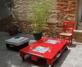 Table basse palette
