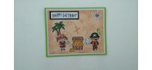 Carte anniversaire pirate