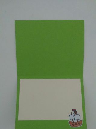 Carte anniversaire pirate