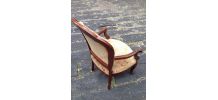 Fauteuil d'époque Louis Philippe en Acajou