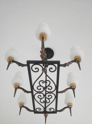 Lustre fer forgé