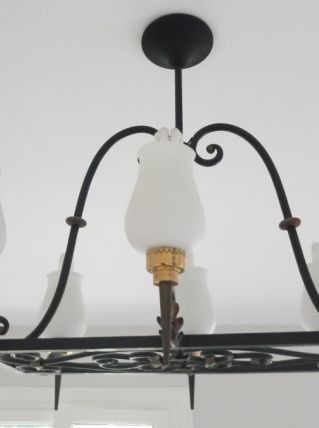 Lustre fer forgé