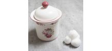 pot porcelaine salle de bain rose
