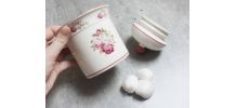 pot porcelaine salle de bain rose