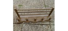 porte manteau, 5 patères vintage 1960 en bois